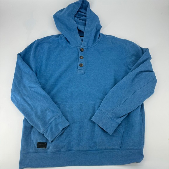 Oakley Other - Oakley Mens Pullover Hoodie Blue XXL Long Sleeve Henley Pocket Science Wrapped